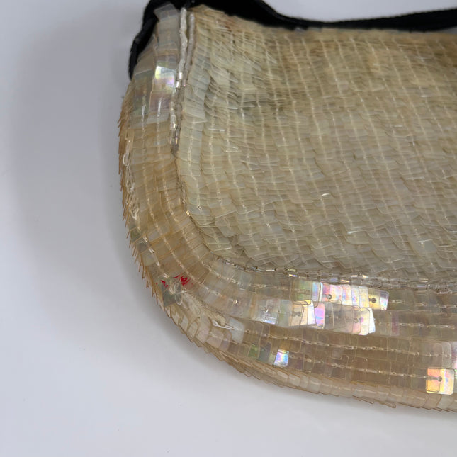 Sold Fendi Baguette in Cream Gold sequins