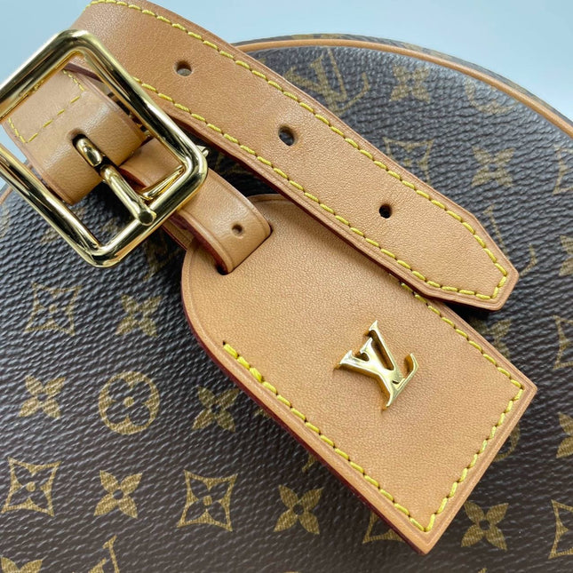 Sold Louis Vuitton Petite Boîte Chapeau Stiff Leather Crossbody Bag