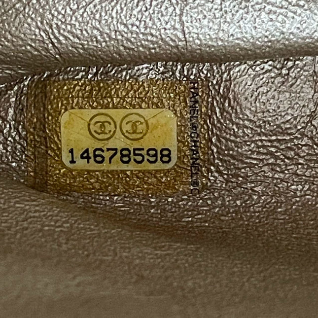 Sold Chanel Timeless/ Classic Flap Medium Gold Gem CC Turn lock