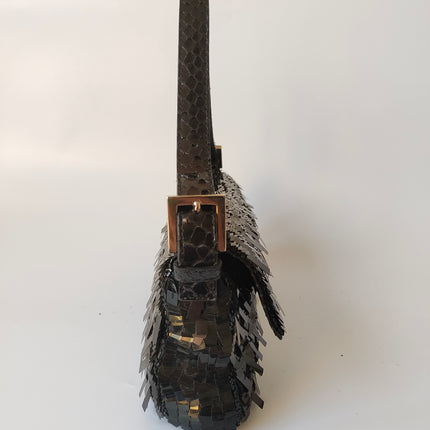 Sold Fendi Baguette Glitter black sequins