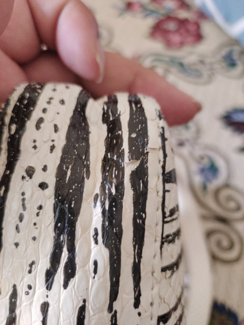 Sold Fendi Baguette in Python leather zebra print