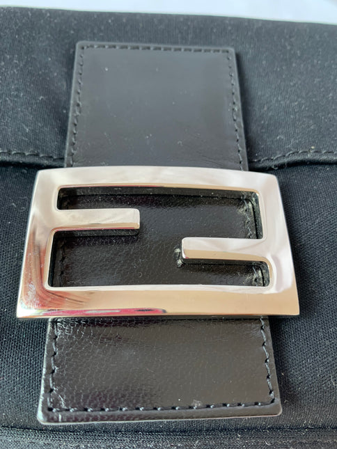 Sold FENDI Baguette Black Cloth