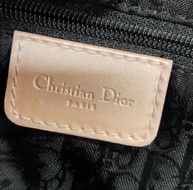 Sold Dior saddle bag Vintage denim with pink leather strap