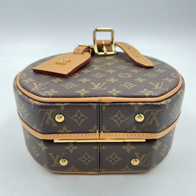 Sold Louis Vuitton Petite Boîte Chapeau Stiff Leather Crossbody Bag