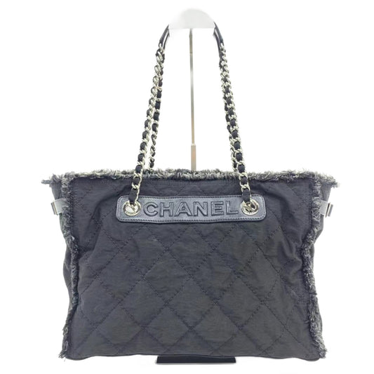 Chanel CC Shopping Tote Medium Blue-Luxbags