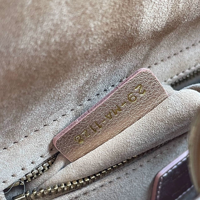 Lady Dior ABCdior Small Pink Irediscent and Metallic Cannage Lambskin Handbag