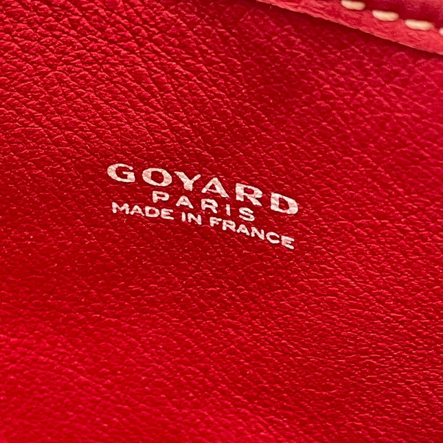 Sold Goyard Anjou Mini Tote Red/Maroon/Burgundy leather