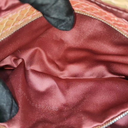 Sold Fendi Baguette Little Mermaid Glitter Pink circle sequins