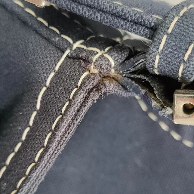 Sold FENDI Baguette Blue Denim