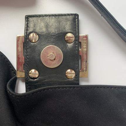 FENDI Baguette Black Cloth