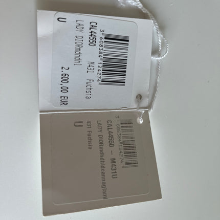 Sold Lady Dior Hot Pink Fuchsia Cannage Leather Medium