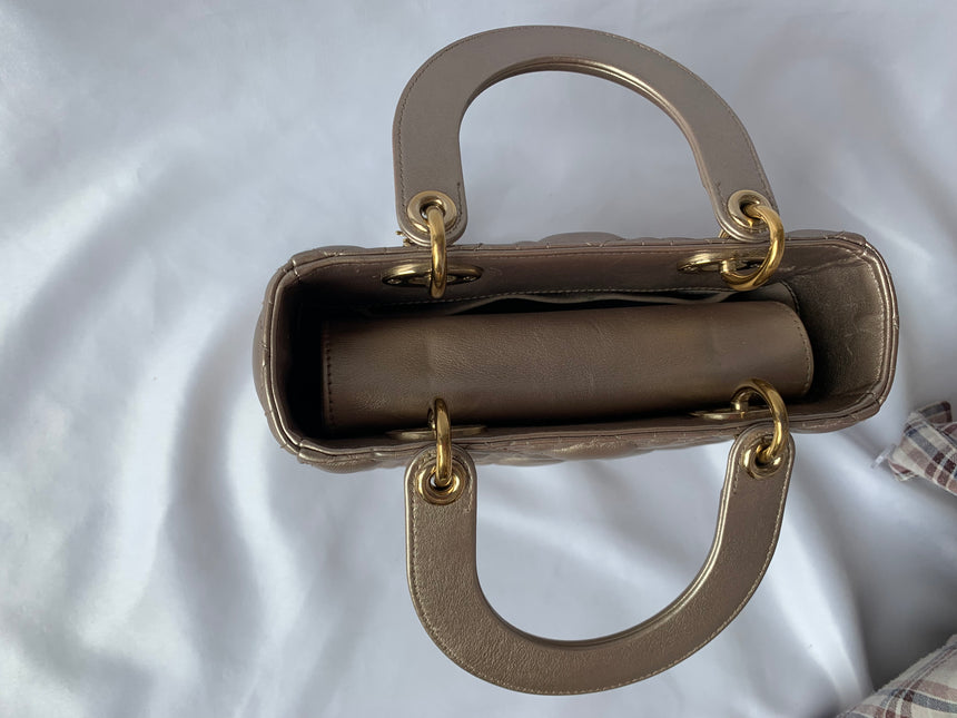 Sold Lady Dior ABCdior Small Small Cannage Lambskin Handbag