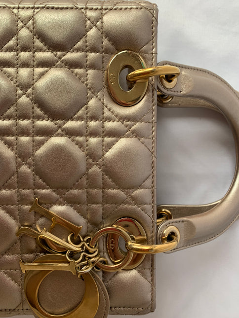 Sold Lady Dior ABCdior Small Small Cannage Lambskin Handbag