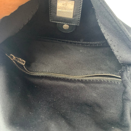 FENDI Baguette Black Cloth