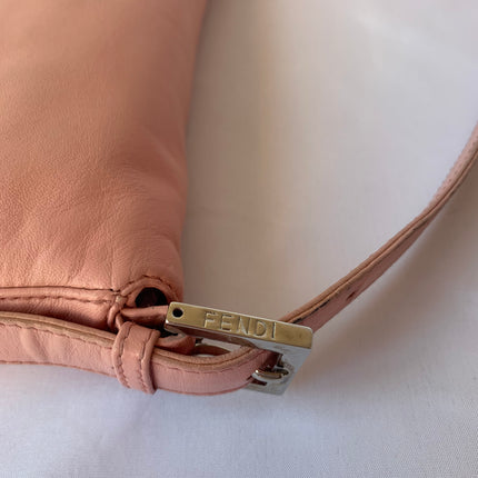 Sold FENDI Baguette Pink Lambskin Leather