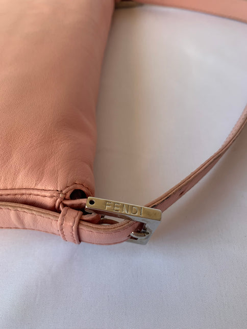 Sold FENDI Baguette Pink Lambskin Leather