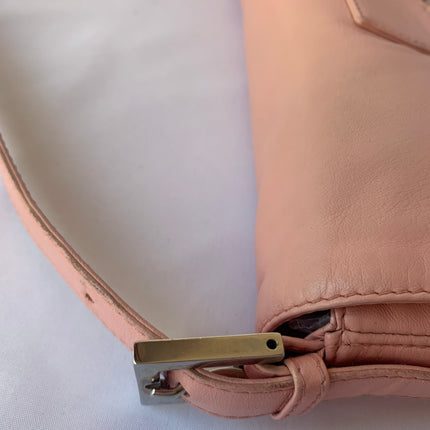 Sold FENDI Baguette Pink Lambskin Leather