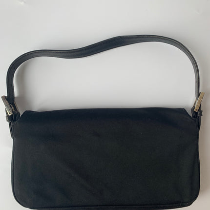 FENDI Baguette Black Cloth