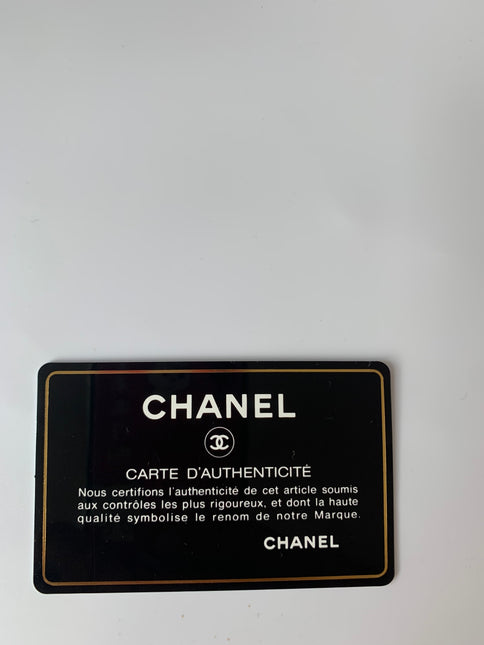 Sold Chanel Deauville Tote Denim Medium Orange Print