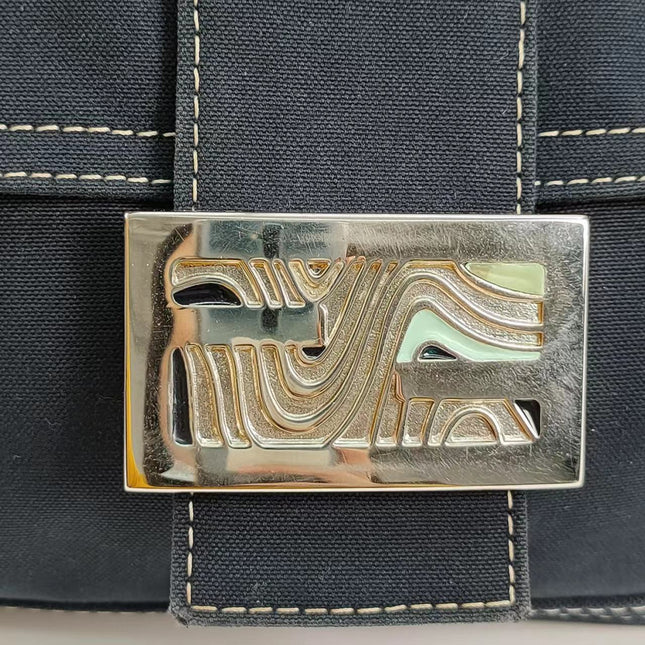 Sold FENDI Baguette Blue Denim
