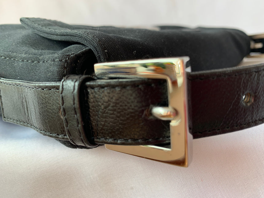 Sold FENDI Baguette Black Cloth
