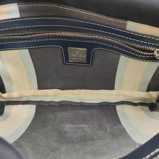 Sold FENDI Baguette Blue Denim
