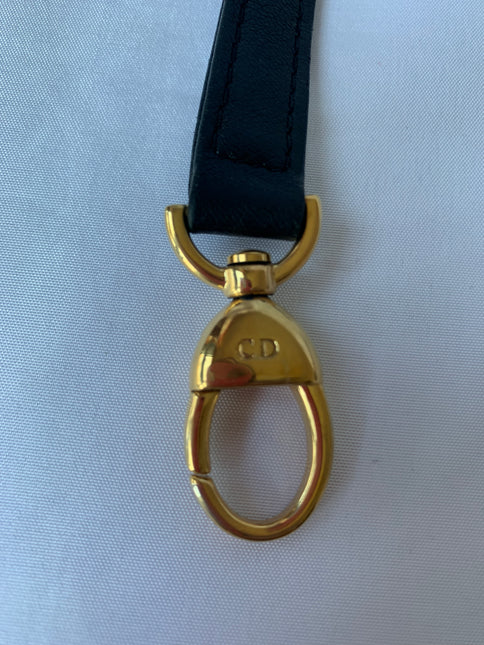 Sold Lady Dior Medium Black Cannage Lambskin Leather