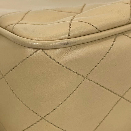 Chanel Camera Bag Beige with gold chains