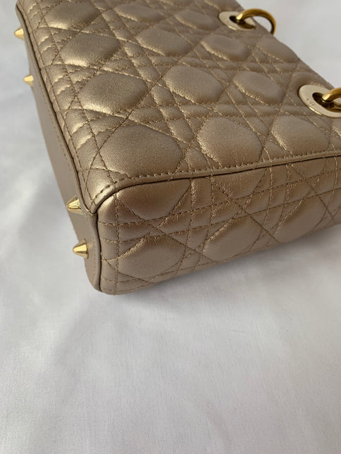 Sold Lady Dior ABCdior Small Small Cannage Lambskin Handbag