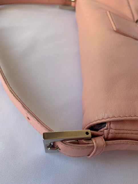 Sold FENDI Baguette Pink Lambskin Leather