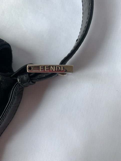 Sold FENDI Baguette Black Cloth Good Condition