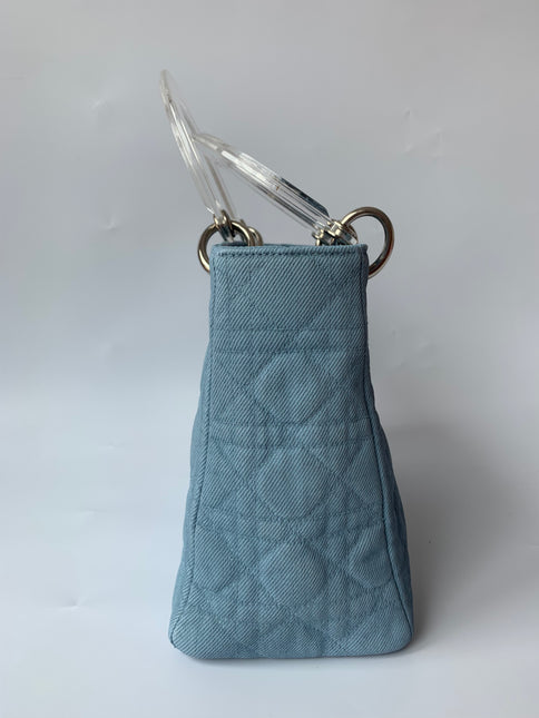 Sold Lady Dior Denim Vintage Medium size