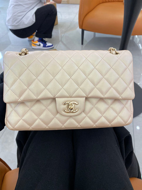 Sold Chanel Timeless/ Classic Flap Medium Gold
