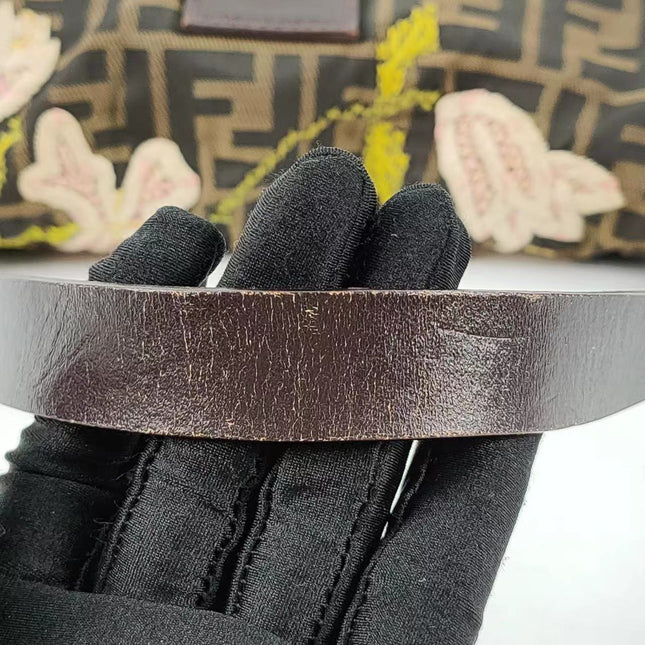 Sold FENDI Baguette Zucca Print with Flower Embroidery