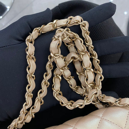 Sold Chanel Timeless/ Classic Flap Medium Gold