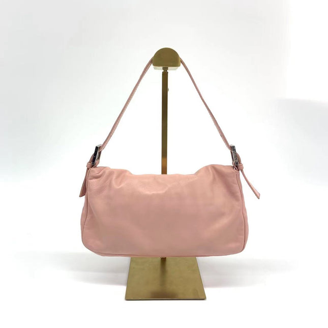 Sold FENDI Baguette Pink Lambskin Leather