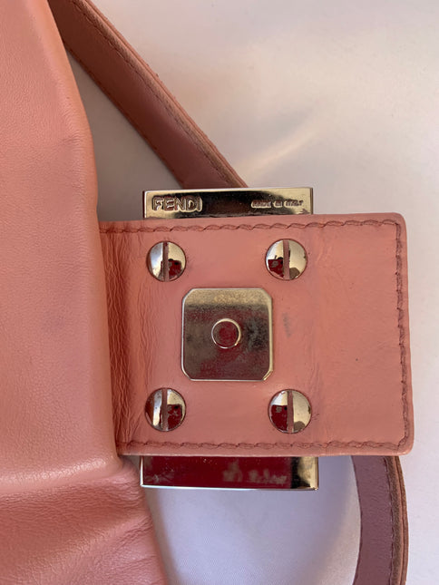 Sold FENDI Baguette Pink Lambskin Leather
