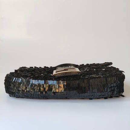 Sold Fendi Baguette Glitter black sequins