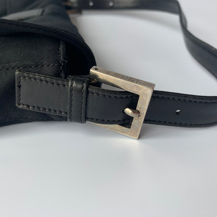 FENDI Baguette Black Cloth