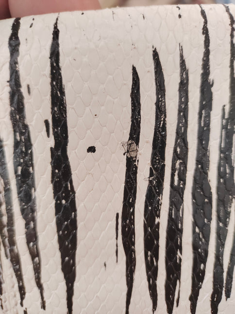 Sold Fendi Baguette in Python leather zebra print