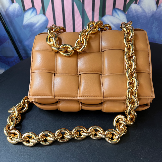 Sold Bottega Veneta Chain Cassete Caramel