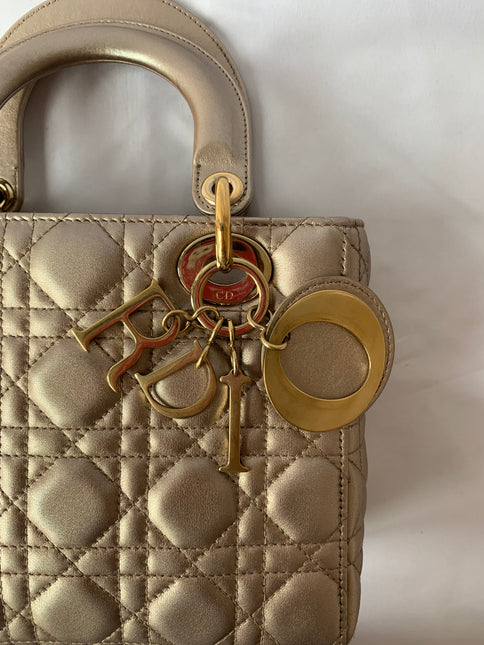 Sold Lady Dior ABCdior Small Small Cannage Lambskin Handbag