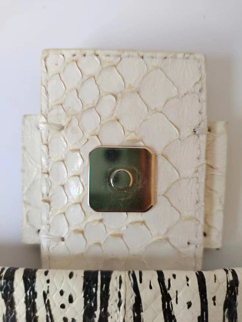 Sold Fendi Baguette in Python leather zebra print