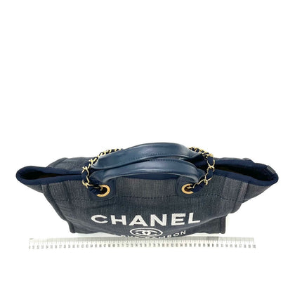 Sold Chanel Deauville Tote Medium White