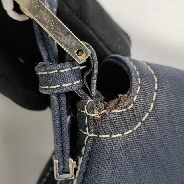 Sold FENDI Baguette Blue Denim