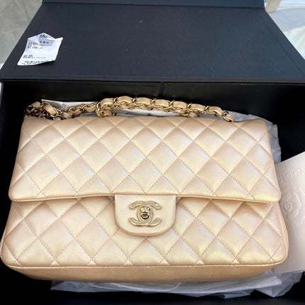 Sold Chanel Timeless/ Classic Flap Medium Gold