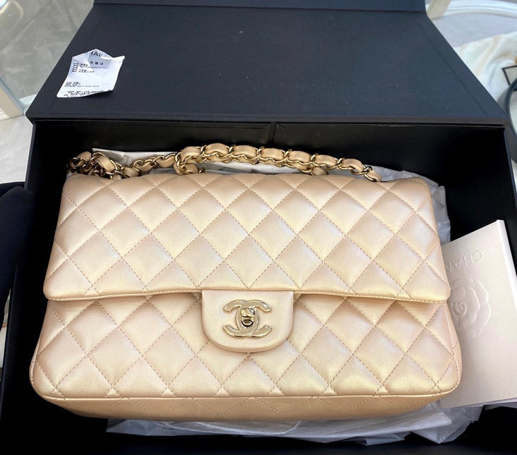 Sold Chanel Timeless/ Classic Flap Medium Gold