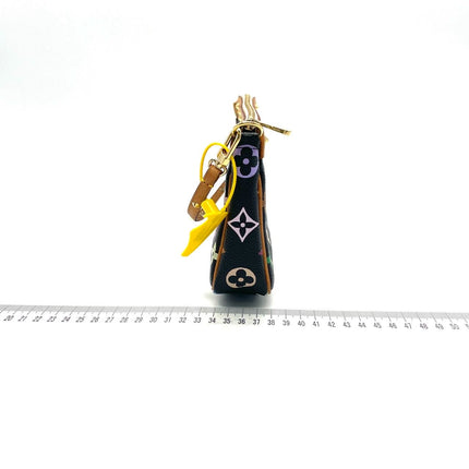 Sold Louis Vuitton pochette accessoires black multicolour canvas