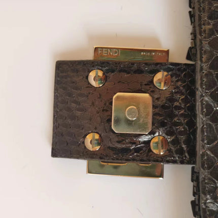 Sold Fendi Baguette Glitter black sequins