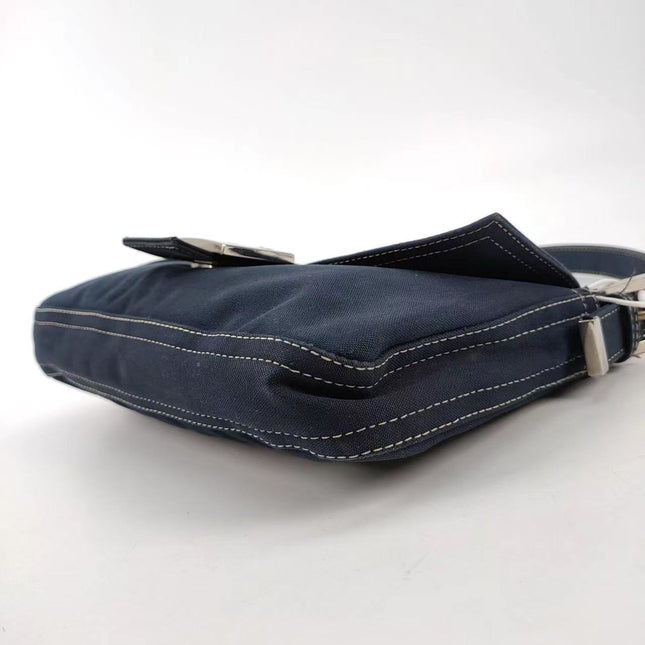 Sold FENDI Baguette Blue Denim
